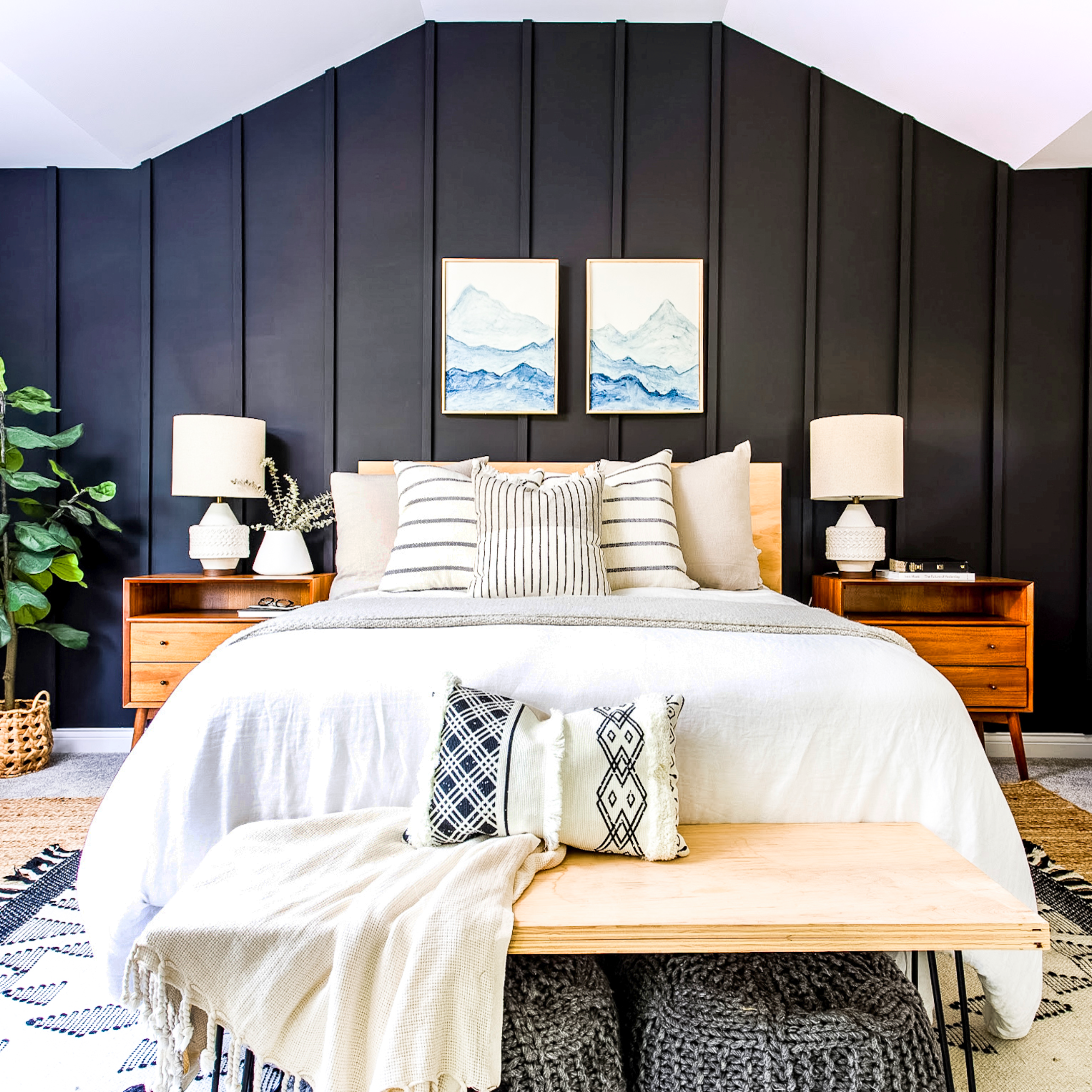 Bedroom refresh — soft furnishings and lighting — Tanza, Cavite